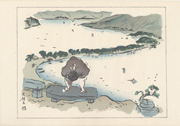 Amanohashidate from the Picture Album of the Thirty-Three Pilgrimage Places of the Western Provinces
